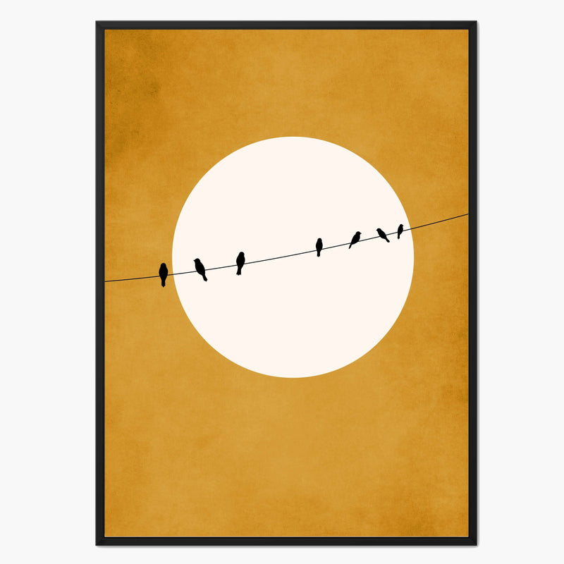 Asterwood Axis Bird Canvas Wall Art — gallery image 1