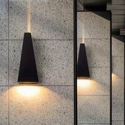 Laurelwood Loop Glass Lantern Wall Sconce — gallery image 6