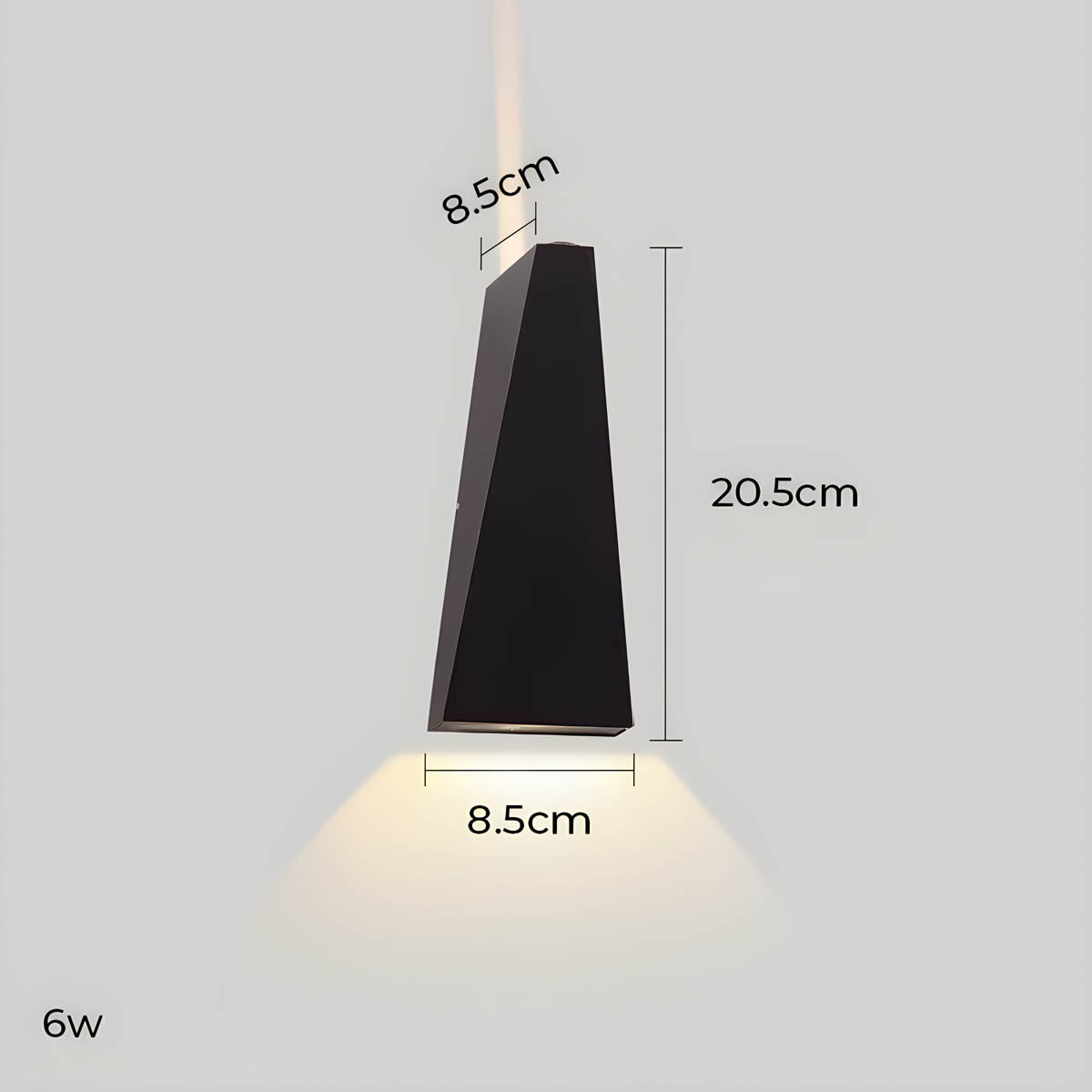 Laurelwood Loop Glass Lantern Wall Sconce — gallery image 13