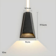 Laurelwood Loop Glass Lantern Wall Sconce — gallery image 15