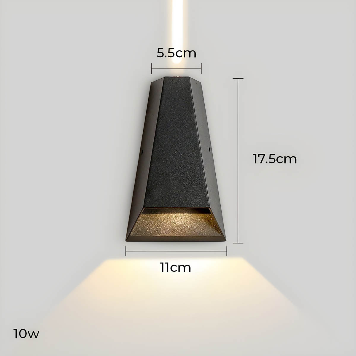 Laurelwood Loop Glass Lantern Wall Sconce — gallery image 15
