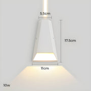 Laurelwood Loop Glass Lantern Wall Sconce — gallery image 16
