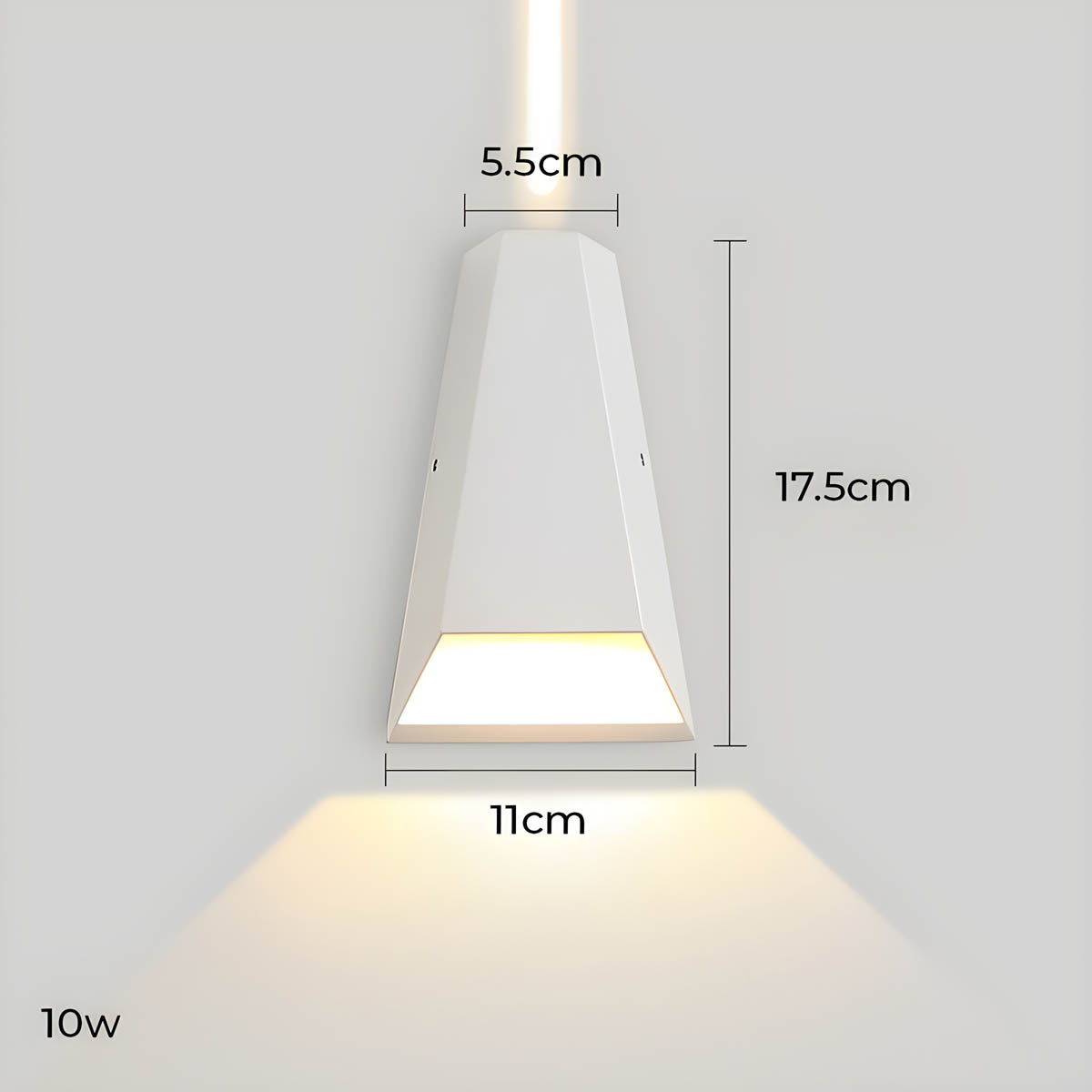 Laurelwood Loop Glass Lantern Wall Sconce — gallery image 16