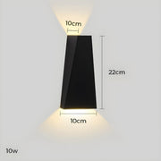 Laurelwood Loop Glass Lantern Wall Sconce — gallery image 17