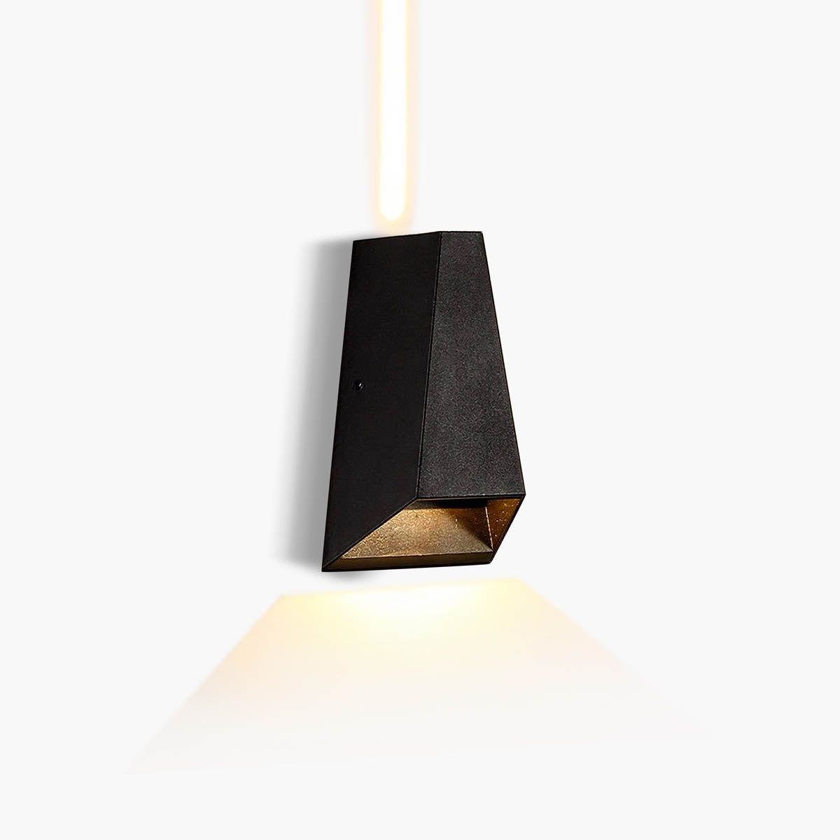 Laurelwood Loop Glass Lantern Wall Sconce — gallery image 1