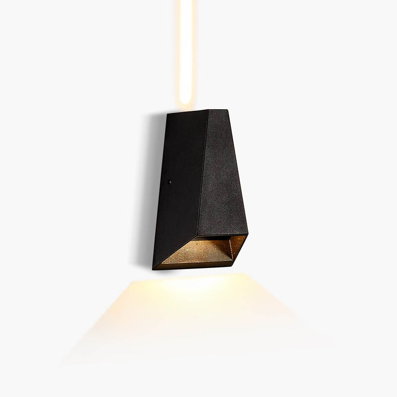 Laurelwood Loop Glass Lantern Wall Sconce — gallery image 1