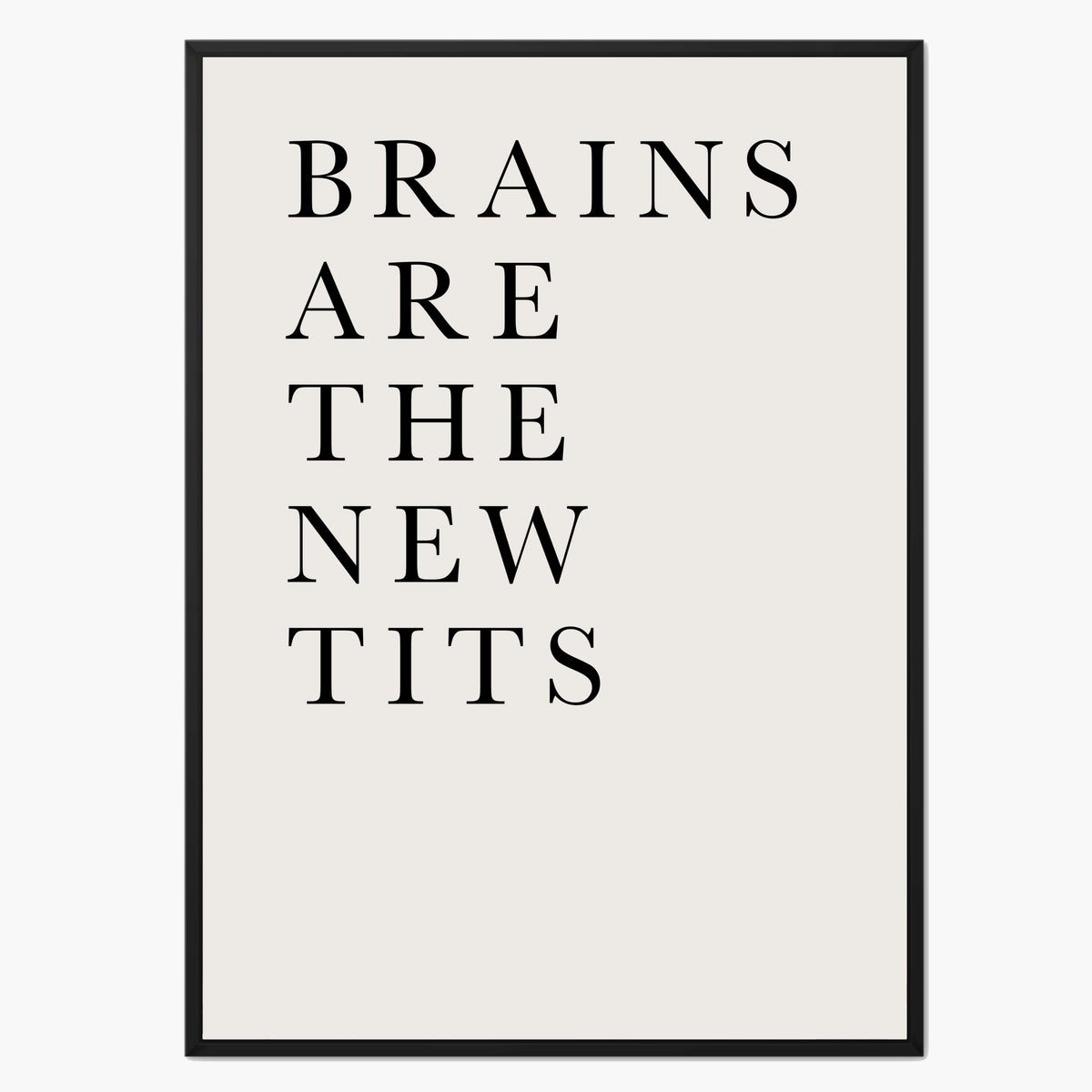 Elmwood Axis Typography Canvas Wall Art — gallery image 1
