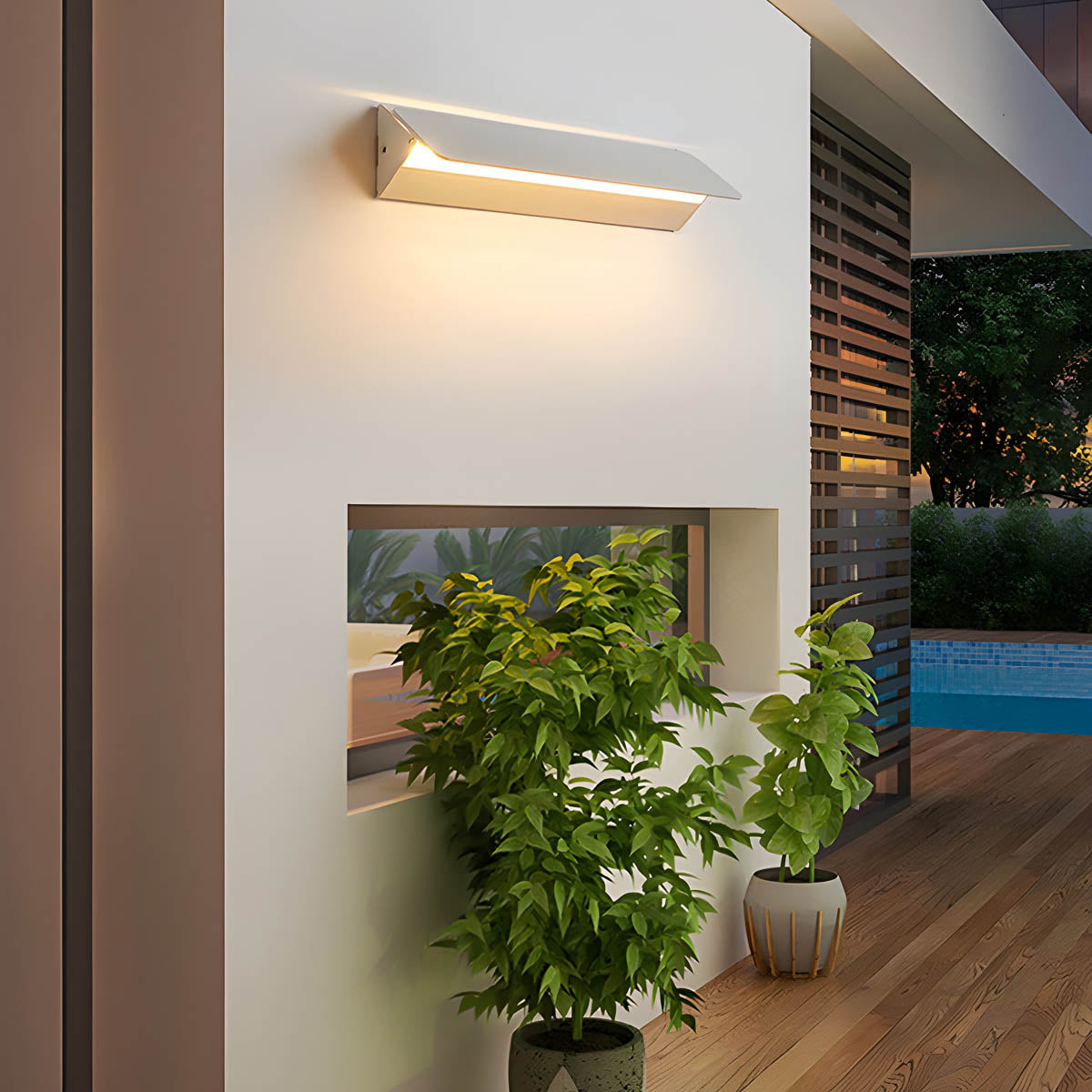 Kingsley Loop Aluminum Wall Sconce — gallery image 4