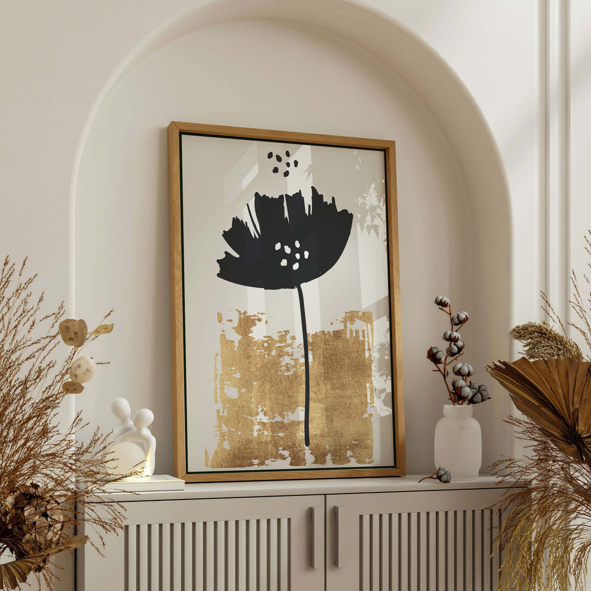 Bayberry Axis Poppy Canvas Wall Art — gallery image 7