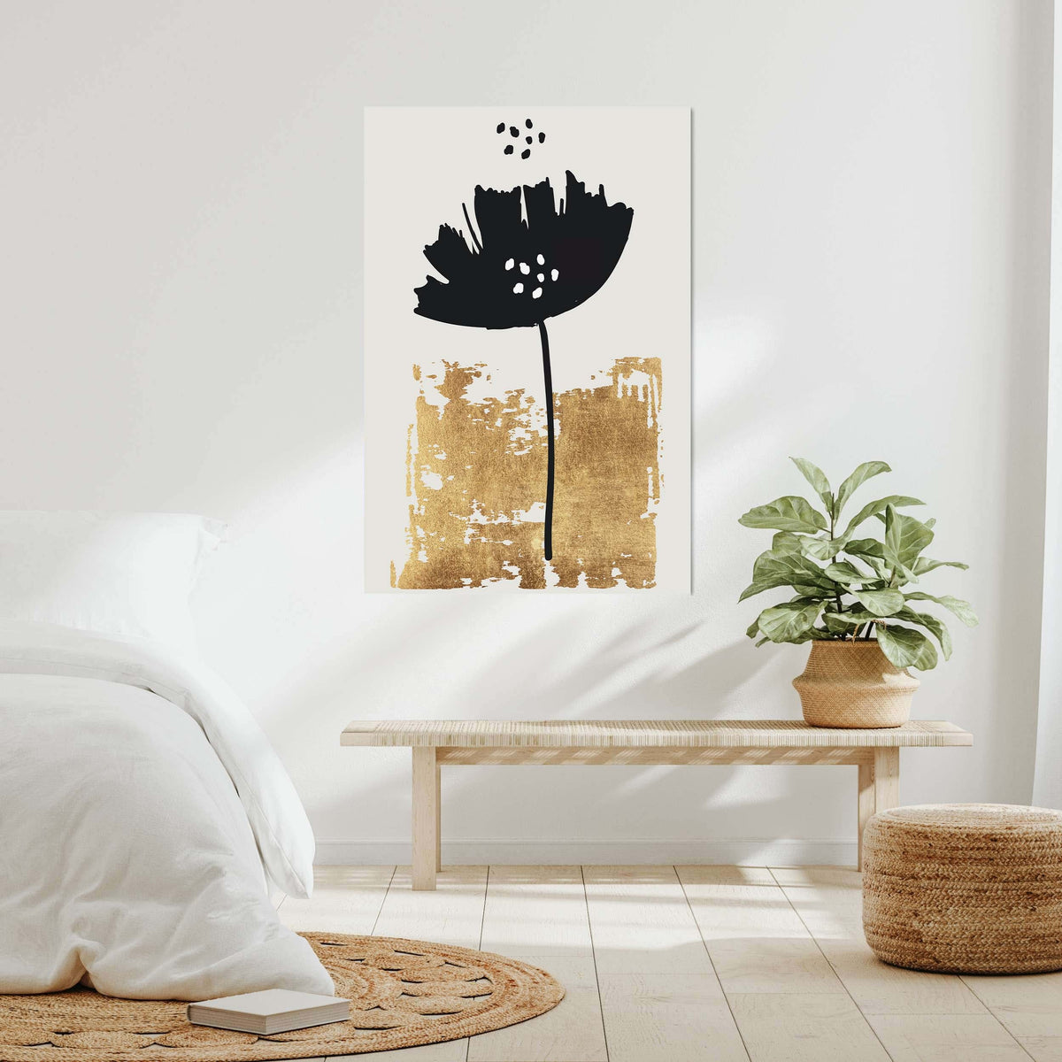 Bayberry Axis Poppy Canvas Wall Art — gallery image 9