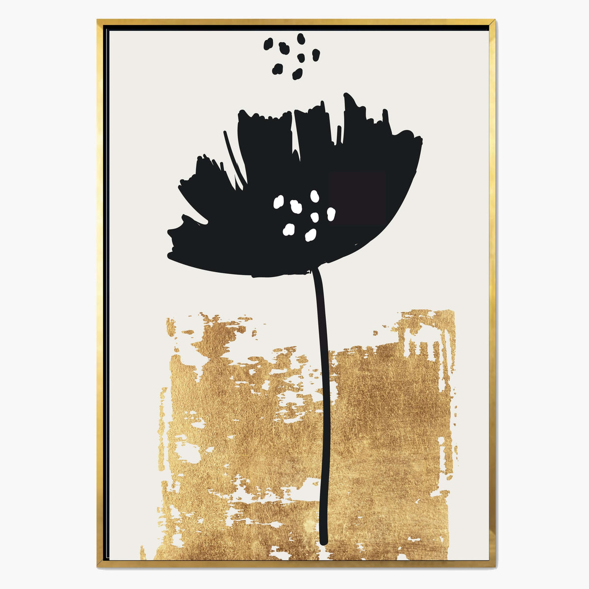 Bayberry Axis Poppy Canvas Wall Art — gallery image 1