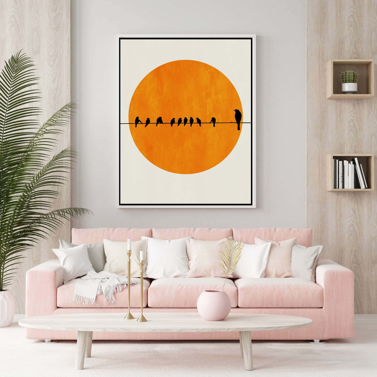 Laurelwood Axis Bird Canvas Wall Art — gallery image 7