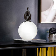 Brookfield Loop Resin Globe Table & Floor Lamp — gallery image 8