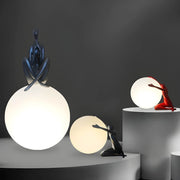 Brookfield Loop Resin Globe Table & Floor Lamp — gallery image 7
