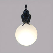 Brookfield Loop Resin Globe Table & Floor Lamp — gallery image 3