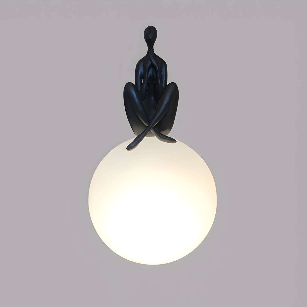Brookfield Loop Resin Globe Table & Floor Lamp — gallery image 3