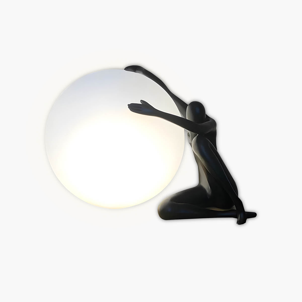 Brookfield Loop Resin Globe Table & Floor Lamp — gallery image 1