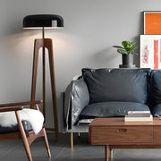 Wildwood Loop Wood Dome Table & Floor Lamp — gallery image 3
