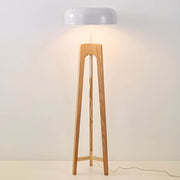 Wildwood Loop Wood Dome Table & Floor Lamp — gallery image 9