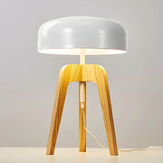 Wildwood Loop Wood Dome Table & Floor Lamp — gallery image 10
