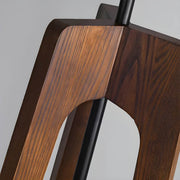 Wildwood Loop Wood Dome Table & Floor Lamp — gallery image 11