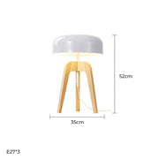 Wildwood Loop Wood Dome Table & Floor Lamp — gallery image 13