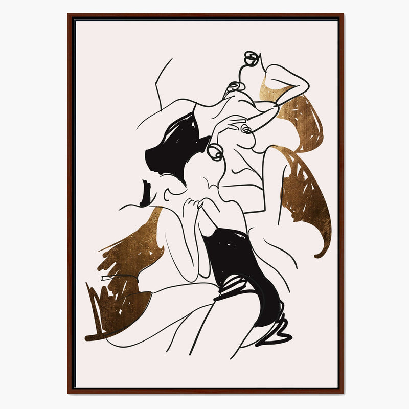 Redfern Axis Abstract Canvas Wall Art — gallery image 1