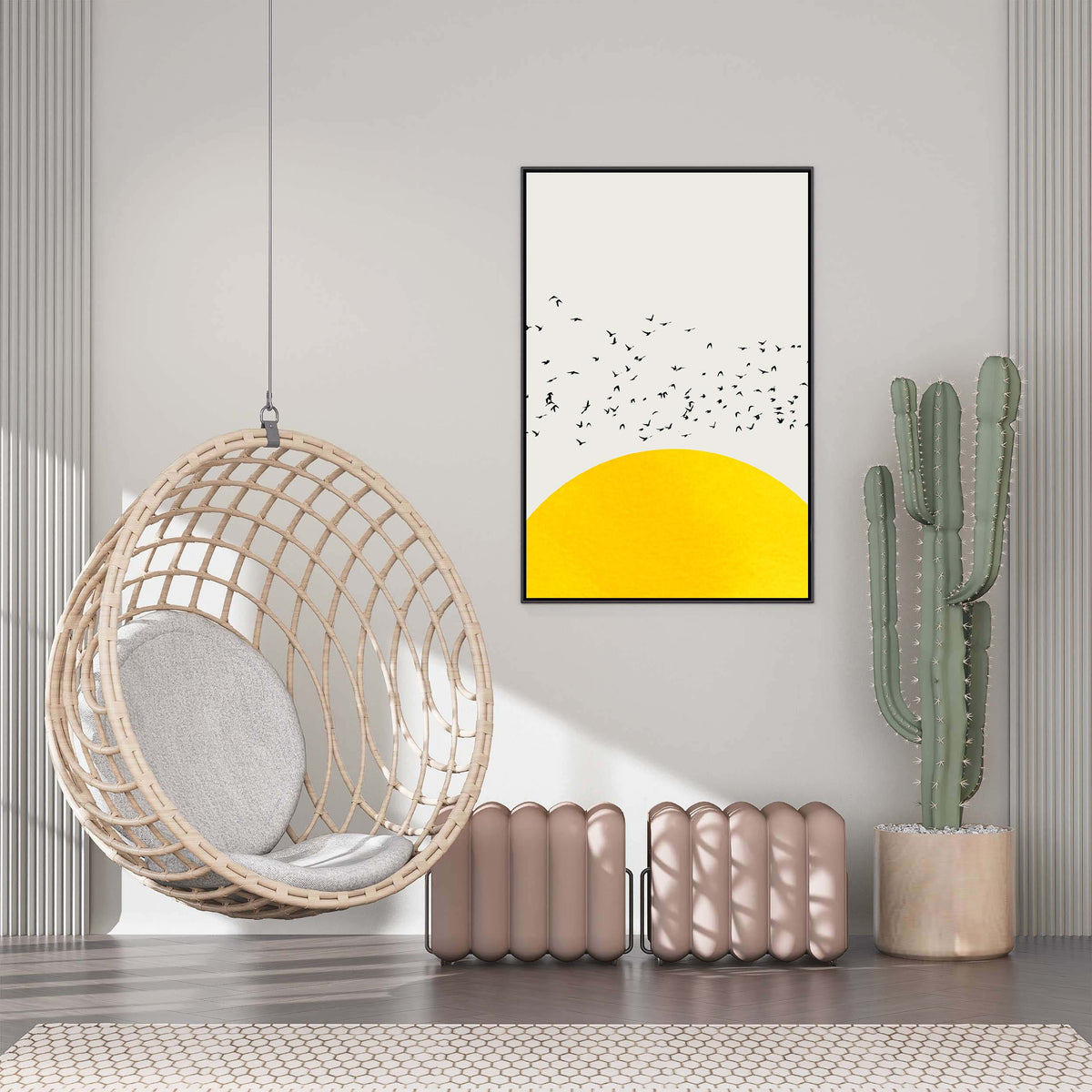 Kingsley Axis Bird Canvas Wall Art — gallery image 2