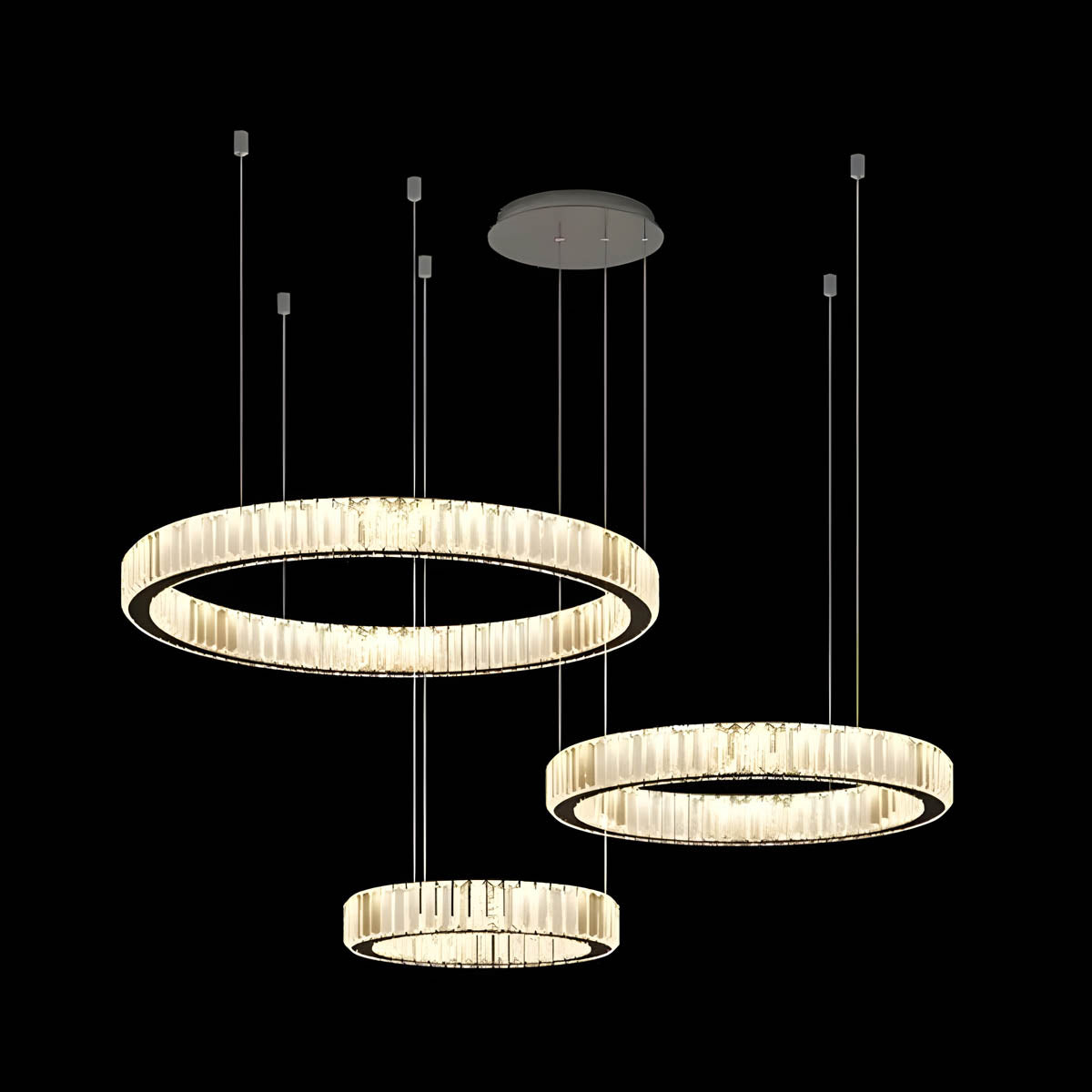 
Briarley Loop Crystal Ring Chandelier — photo 8