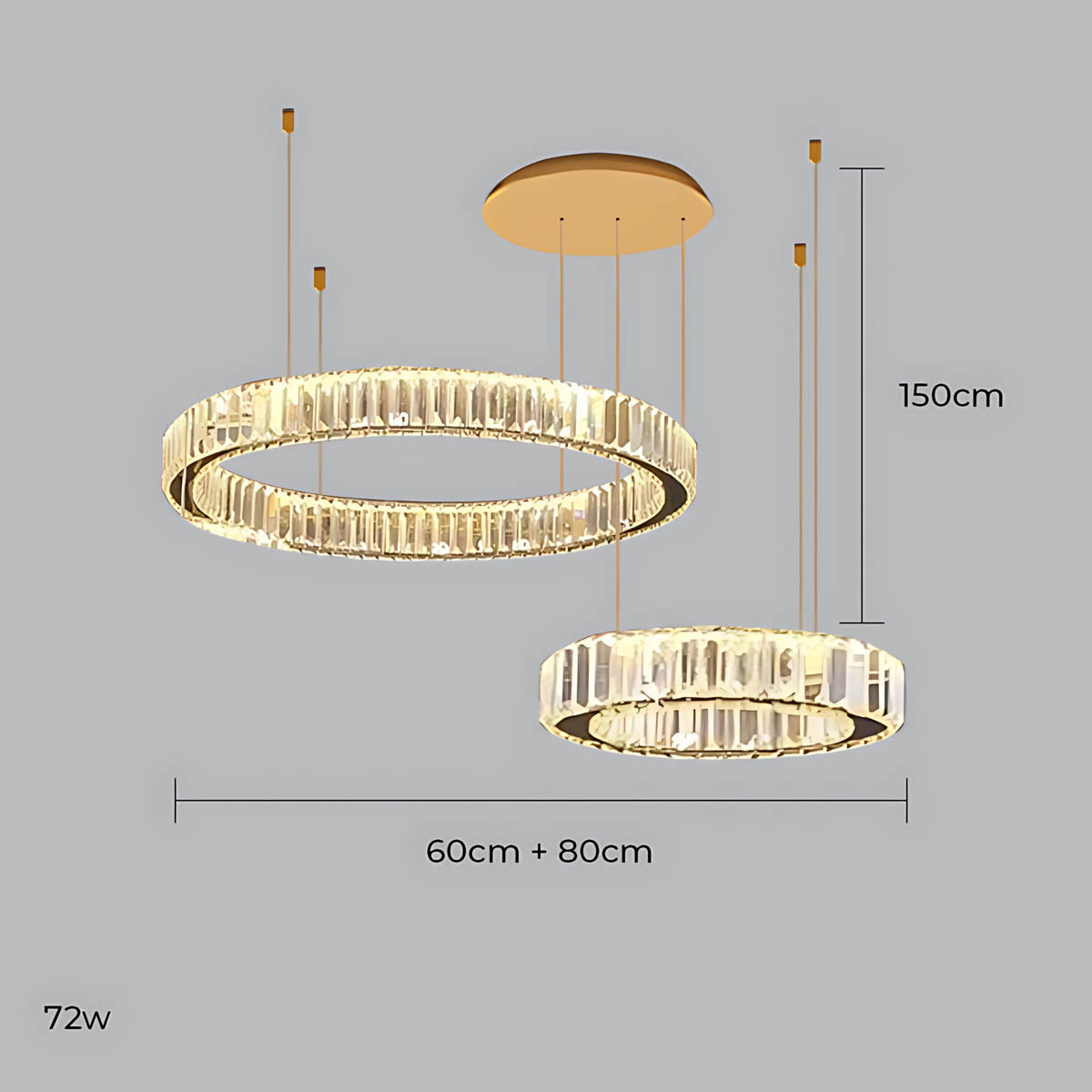 
Briarley Loop Crystal Ring Chandelier — photo 27