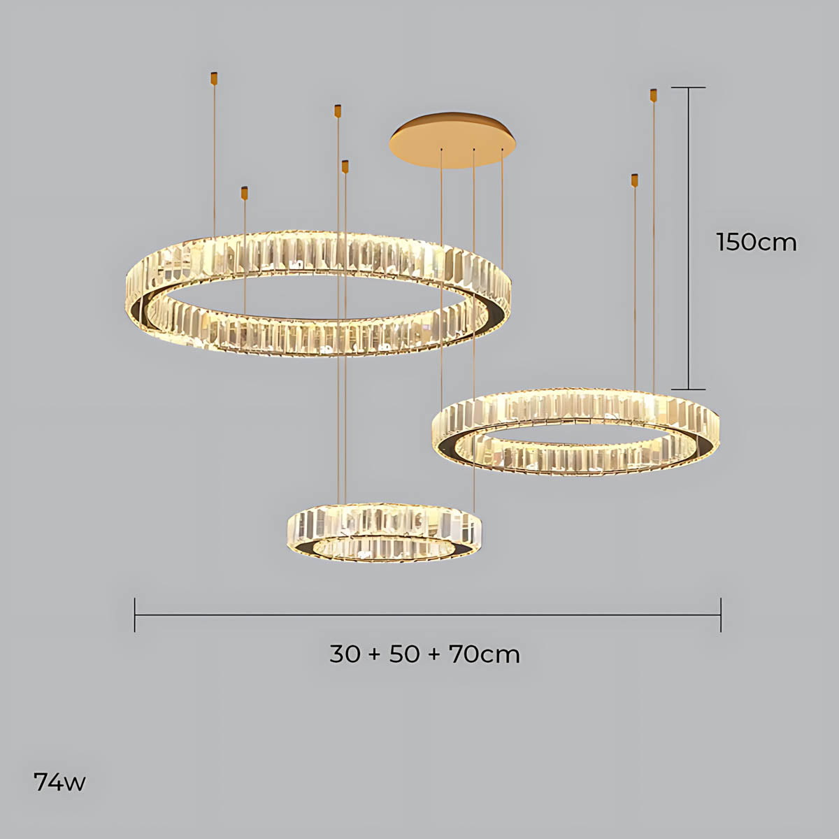 
Briarley Loop Crystal Ring Chandelier — photo 28