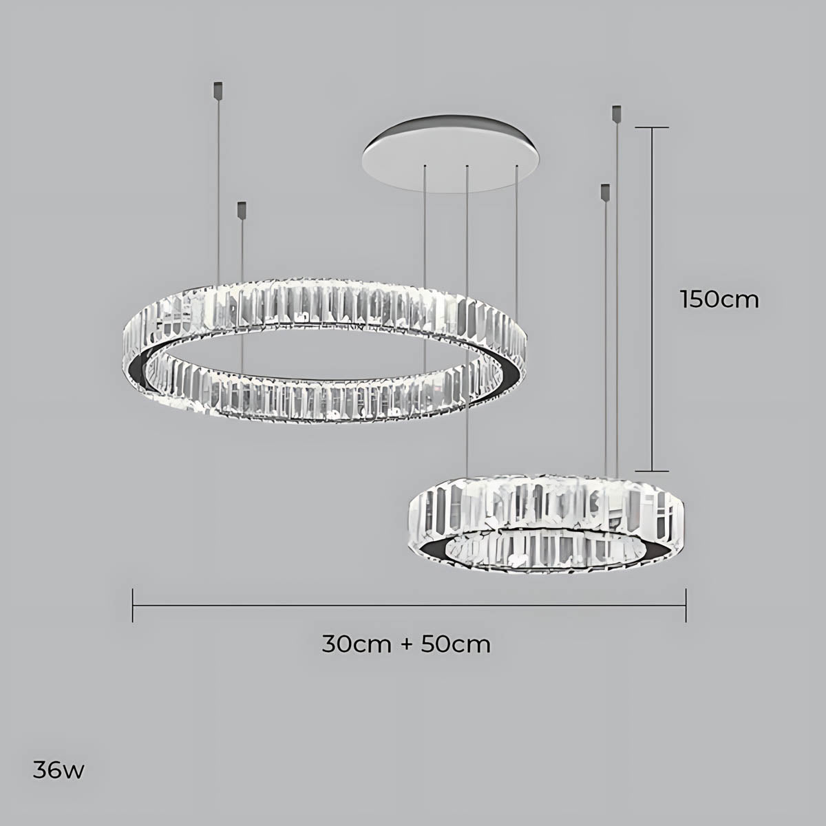 
Briarley Loop Crystal Ring Chandelier — photo 36