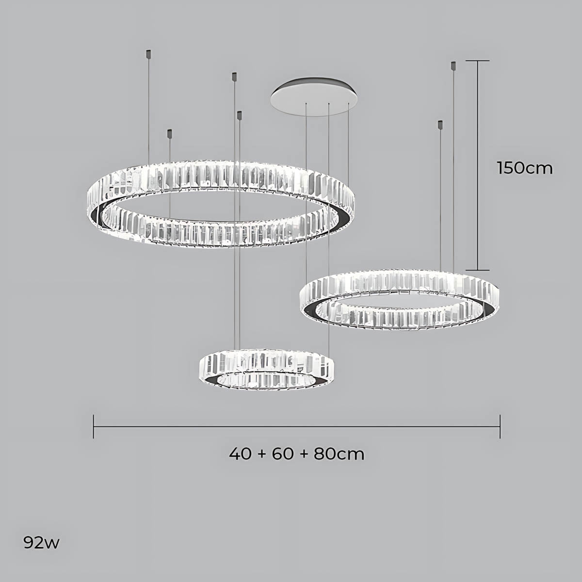 
Briarley Loop Crystal Ring Chandelier — photo 41