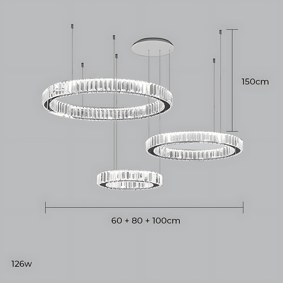 
Briarley Loop Crystal Ring Chandelier — photo 42