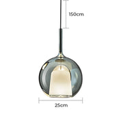 Cranford Loop Glass Globe Pendant Light — gallery image 19