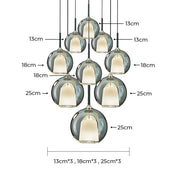 Cranford Loop Glass Globe Pendant Light — gallery image 22