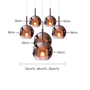 Cranford Loop Glass Globe Pendant Light — gallery image 33
