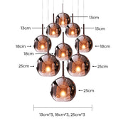 Cranford Loop Glass Globe Pendant Light — gallery image 34