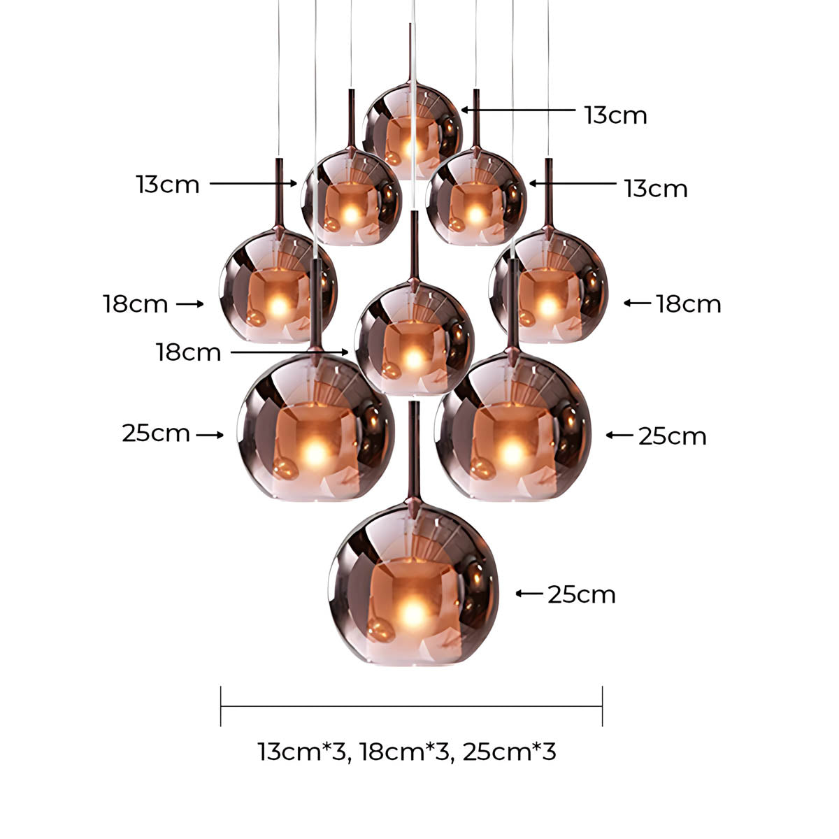 Cranford Loop Glass Globe Pendant Light — gallery image 34