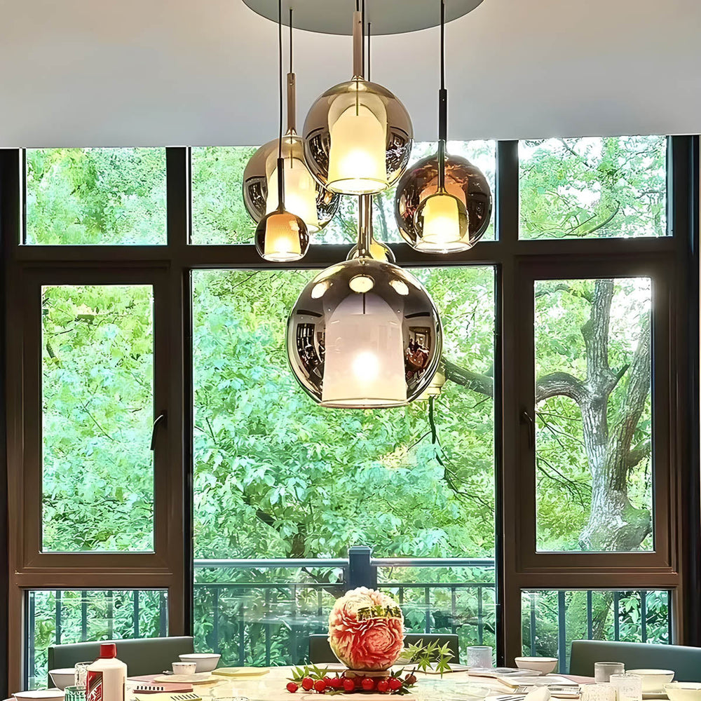 Cranford Loop Glass Globe Pendant Light — gallery image 4