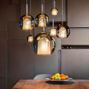 Cranford Loop Glass Globe Pendant Light — gallery image 5