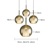 Cranford Loop Glass Globe Pendant Light — gallery image 14