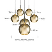 Cranford Loop Glass Globe Pendant Light — gallery image 15