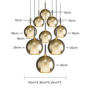 Cranford Loop Glass Globe Pendant Light — gallery image 16