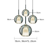 Cranford Loop Glass Globe Pendant Light — gallery image 20