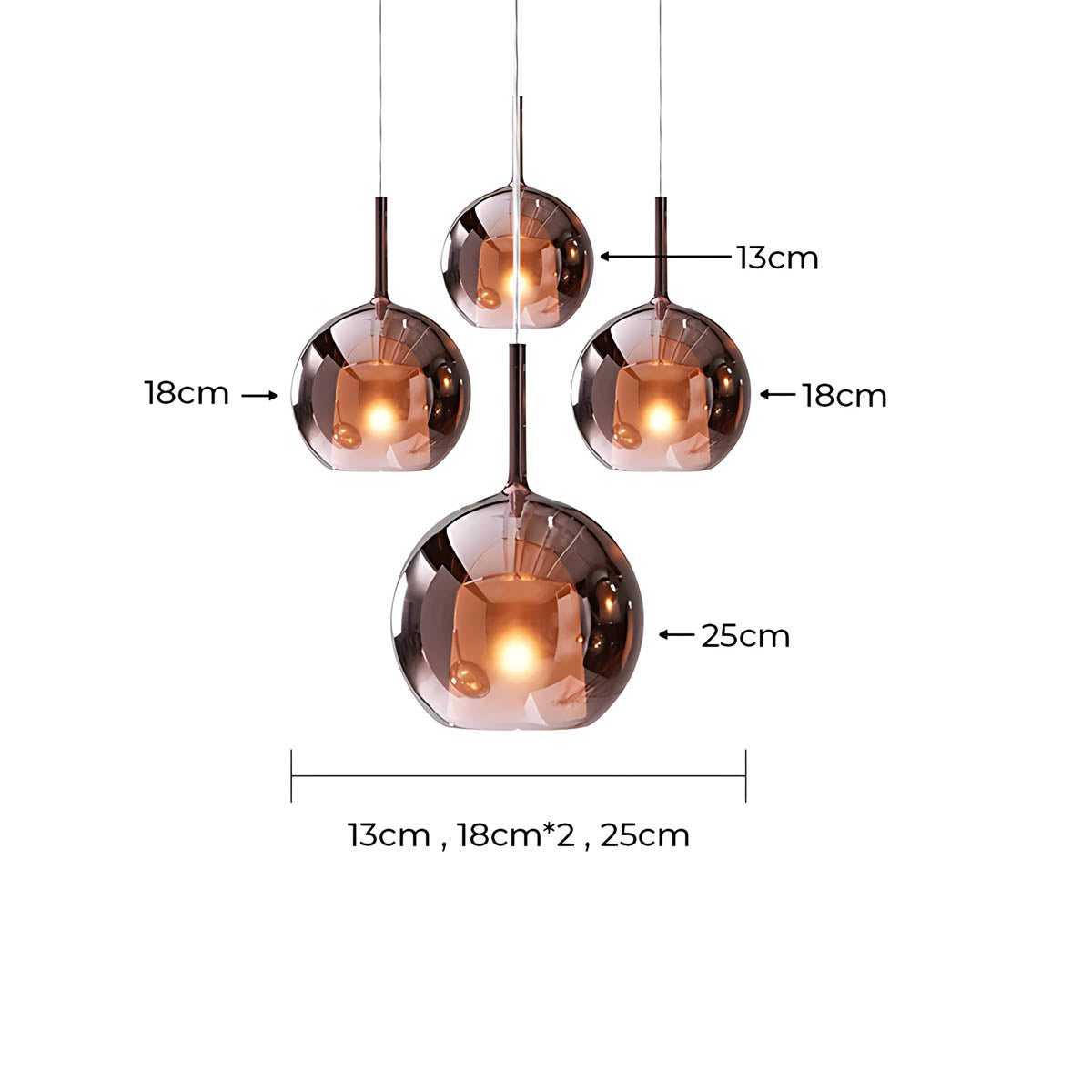 Cranford Loop Glass Globe Pendant Light — gallery image 32