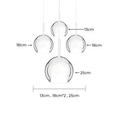 Cranford Loop Glass Globe Pendant Light — gallery image 38