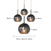 Cranford Loop Glass Globe Pendant Light — gallery image 44