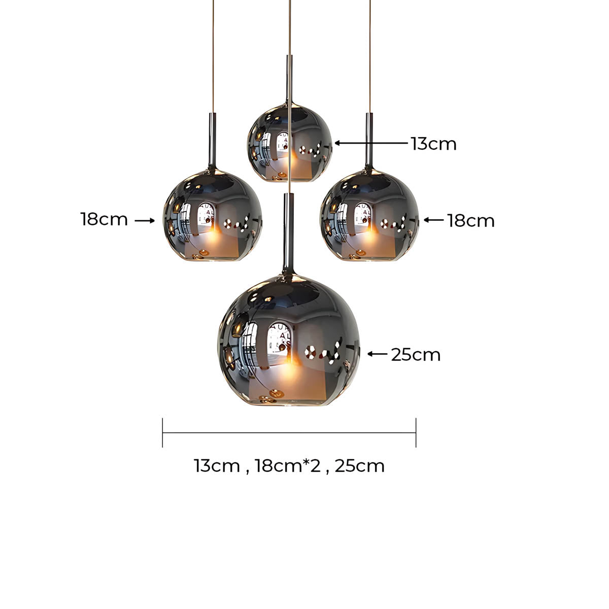 Cranford Loop Glass Globe Pendant Light — gallery image 44