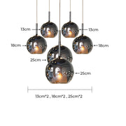 Cranford Loop Glass Globe Pendant Light — gallery image 45